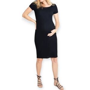 ISABEL MATERNITY BLACK DRESS SZ.L EUC